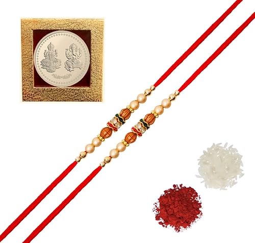 Pulsera Rudraksha, 2 unidades, marrón