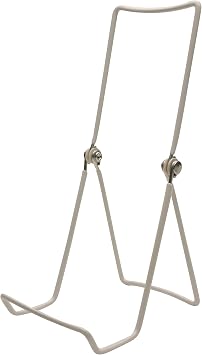 Gibson Holders 4-Pack 6AC Gibson Holders - 3 Wire Display w/Deep Edge for Kitchenware, Plates, Books & Artwork - White
