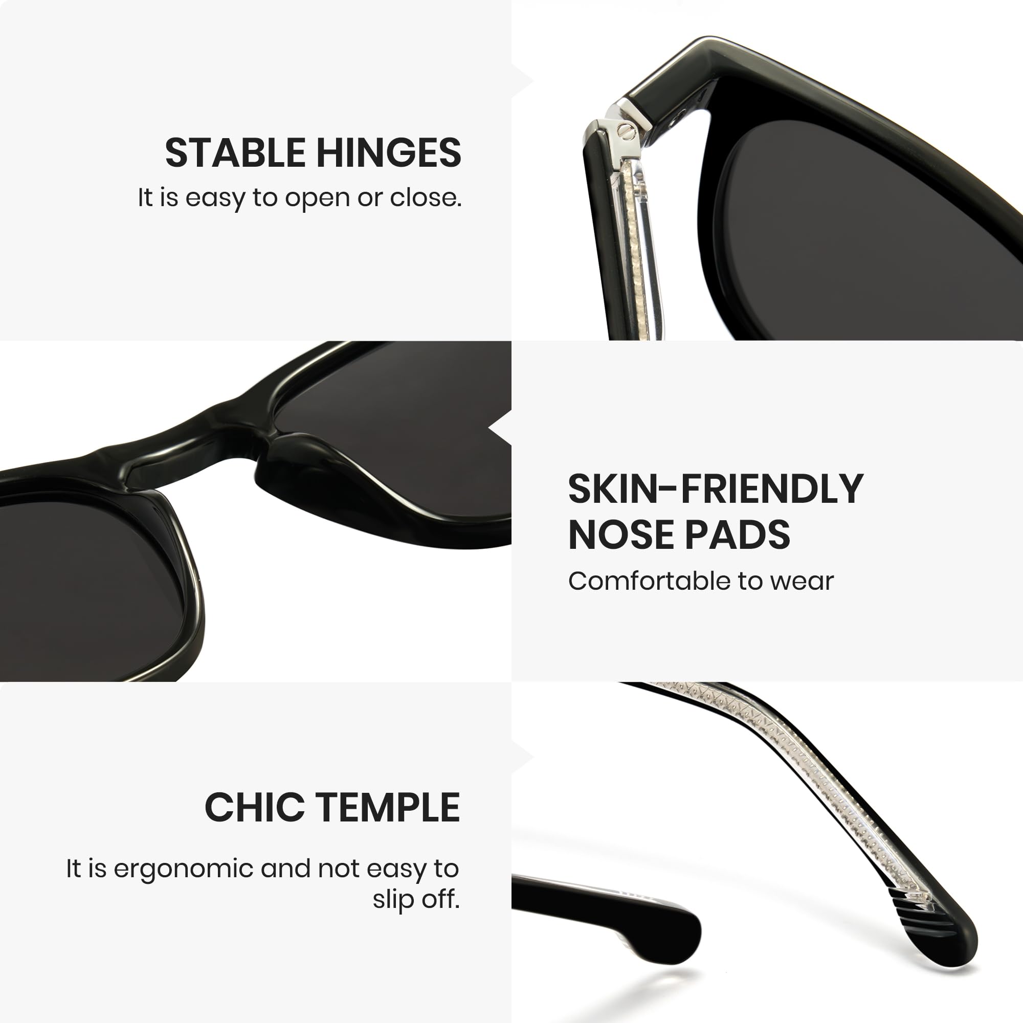 Cyxus Occhiali da Sole da Uomo e Donna Polarizzati Occhiali da Sole Classico con Protezione UV Ultraleggeri Lente Antiriflesso per Guidare Escursionismo Golf e Pesca P1354