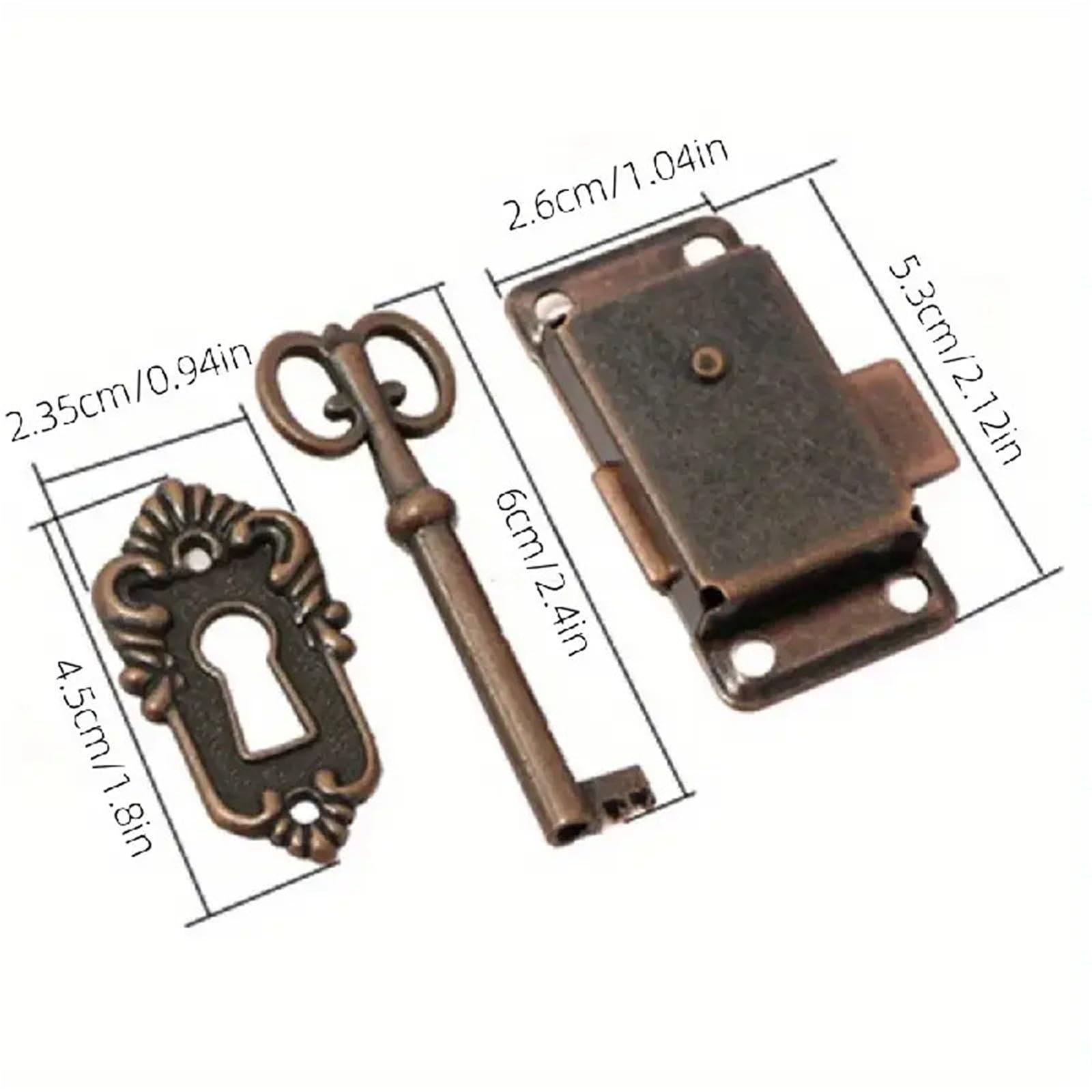 Eisen Türschloss Schublade Schrank Zubehör Schlüssel 1St