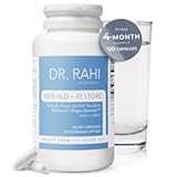 Dr. Rahi Advanced Collagen Generator with Patented Choline Stabilized Orthosilicic Acid Formula, 120 Collagen Capsules - Collagen for Hair, Nails, Skin and Bone Support, Rebuild and Restore Collagen