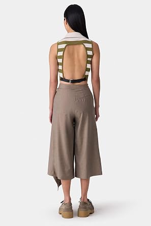 Leather Belt Back Top