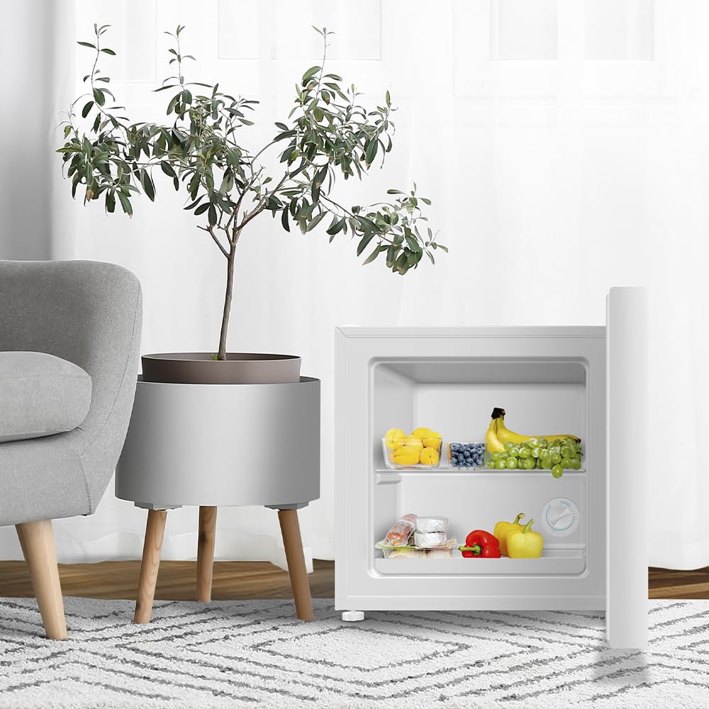 Cecotec Mini Frigorífico Convertible a Congelador 31L Bolero CoolMarket TT 31 Dual White E. Minibar con Función Nevera o Congelador, Alto 49,6cm y 47,4cm de Ancho, Control Mecánico, Blanco