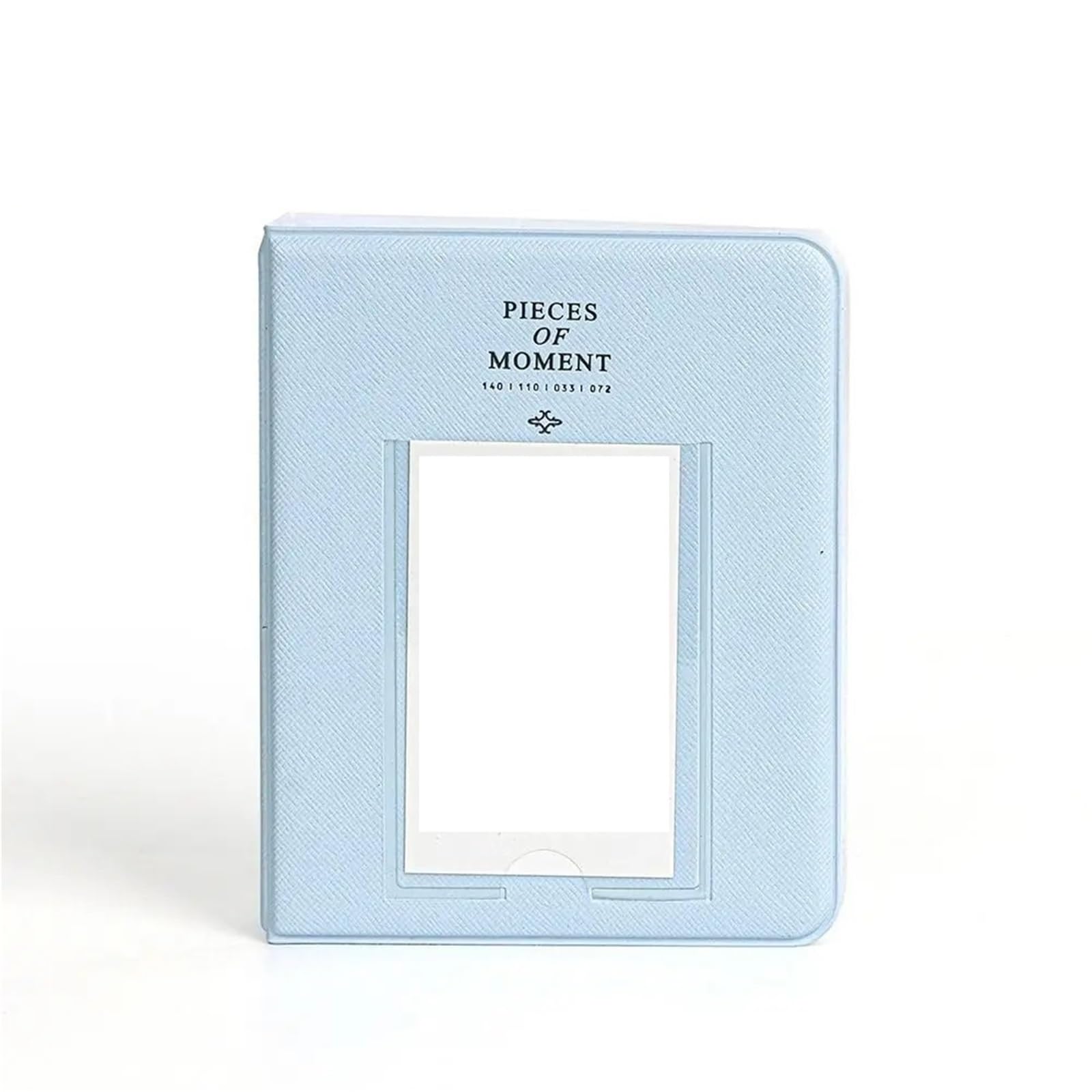 64 Pockets Photo Album Inch Pictures Storage Case Stamps Tickets Cards Organizer for Family Anniversary(Blue)