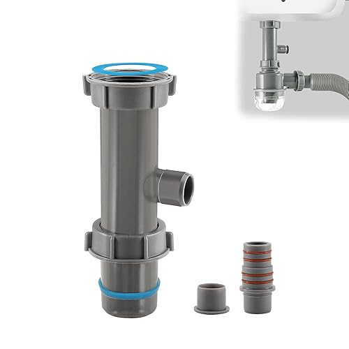 1-1/2 Inch Dishwasher Kitchen Drain Pipe Hose Adapter, Kitchen Sink