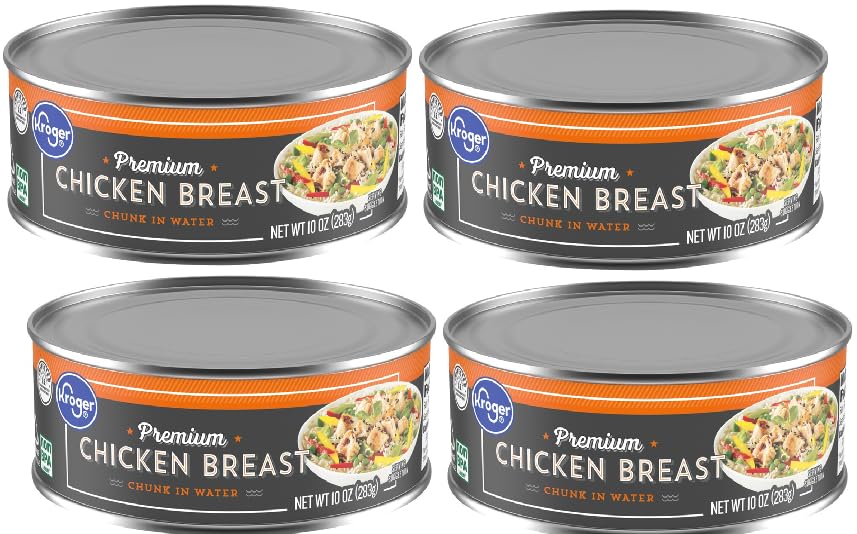 Premium Chicken Breast Chunk in Water (4 Cans, 5 oz. each)