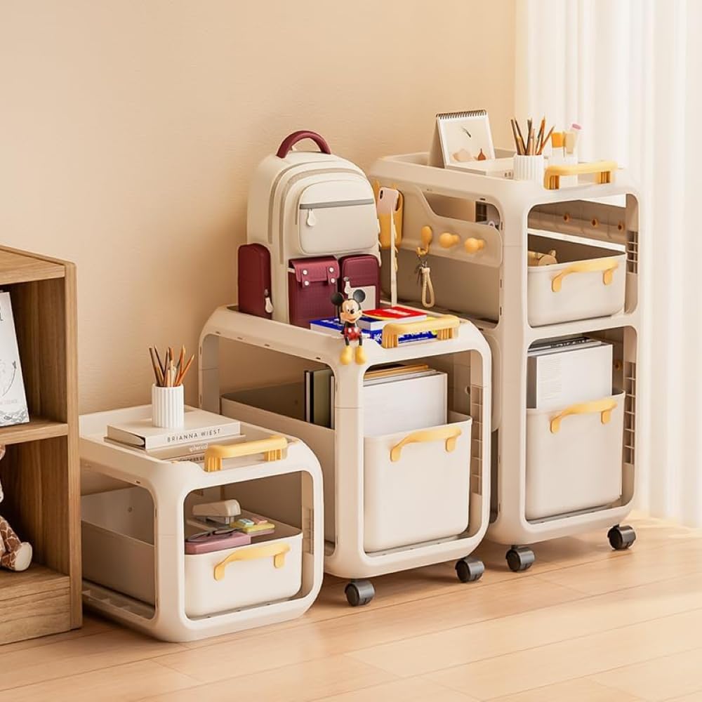 Amazon.co.jp: Utillify プラスチック保存容器 ドアなし 2段 積み重ね