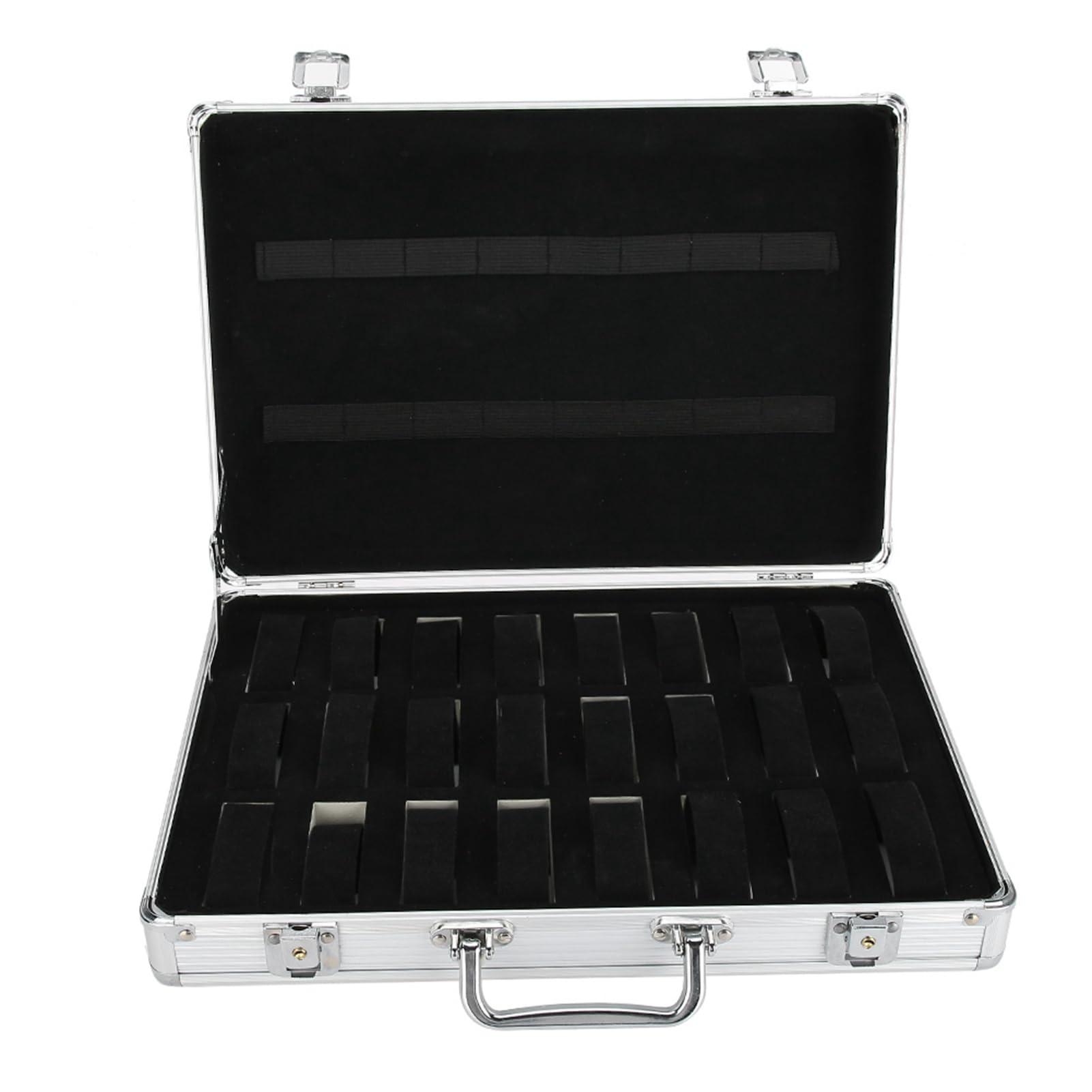 Porta Orologi con 24 Slot - 24 Griglie in Lega di Alluminio, Porta Orologi,