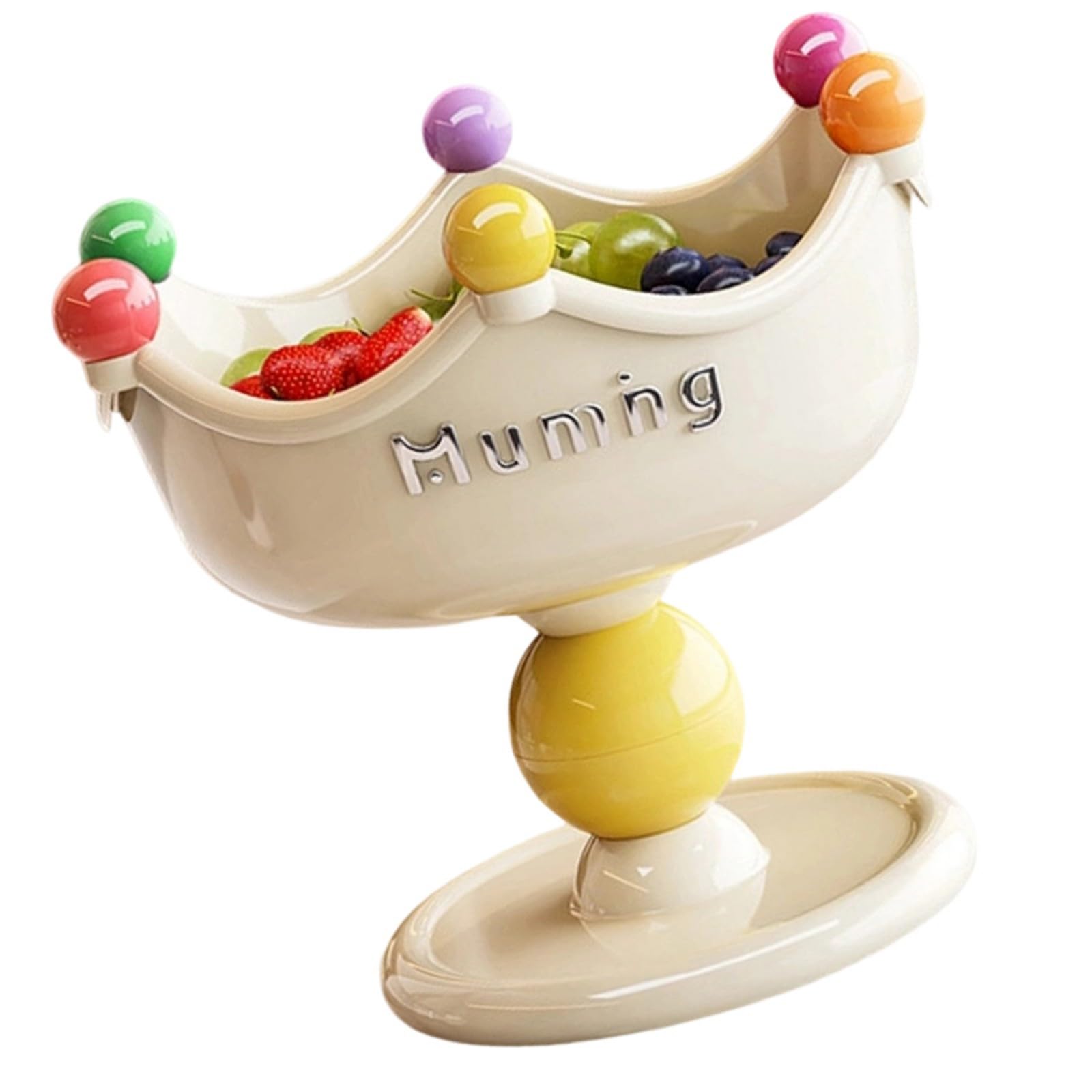 TQUXNGA Sturdy Fruit Container with Built in Drain Feature Ideal for Family Dining Area Bright Planner