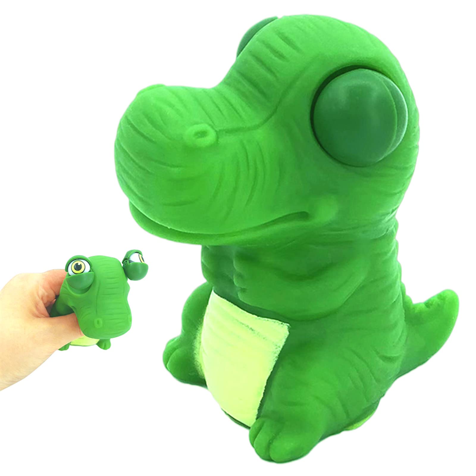 Popping Out it Eyes Squishy Squeeze Toy,Funny Dinosaur Pinch Toy Stress Relief Toys,Squeeze Animals Toy Novelty Fidget Hand Toys for Christmas Stocking Fillers Kids Adults Autistic Birthday Gift