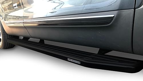 Miniatura 3 de Black Horse Off Road Peerless - Estribos compatibles con Toyota Rav4 2019-2022, barras Nerf de aluminio negro, escalones laterales, puerta baja,