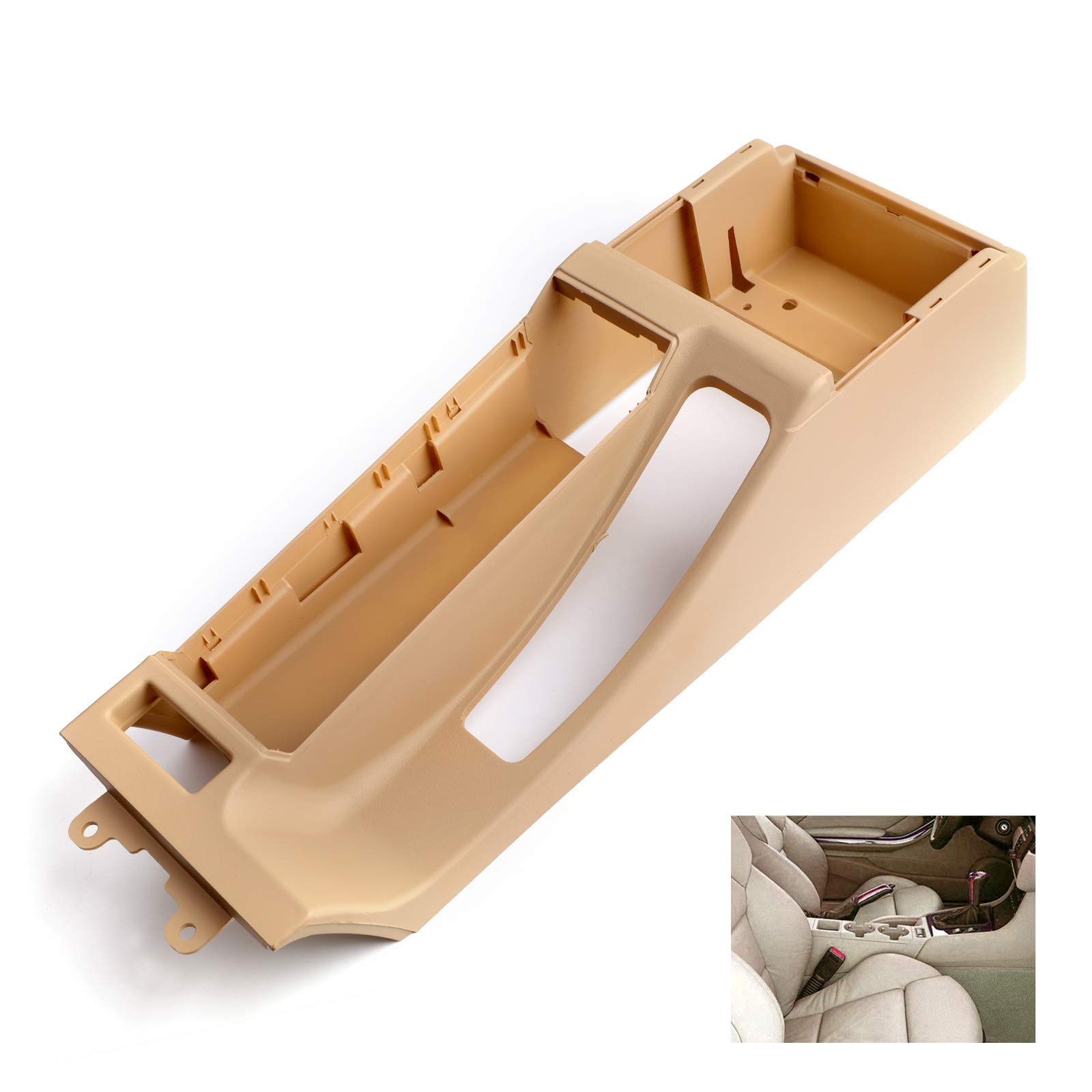 Bruce & Shark Center Console Armrest Trim Base for B M W E46 325i 328i 2002-2006 Left Hand Drive Beige