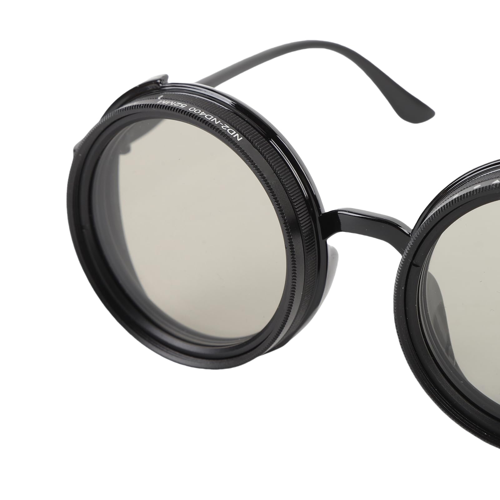 ND2-400 Filterlinse Sonnenbrille Verstellbares Licht Reduziert, Komfort und Stil für Männer und Frauen, Prämienqualität mit Ergonomischem Design, Runde Form Sonnenbrille Zum Angeln, Fahren,