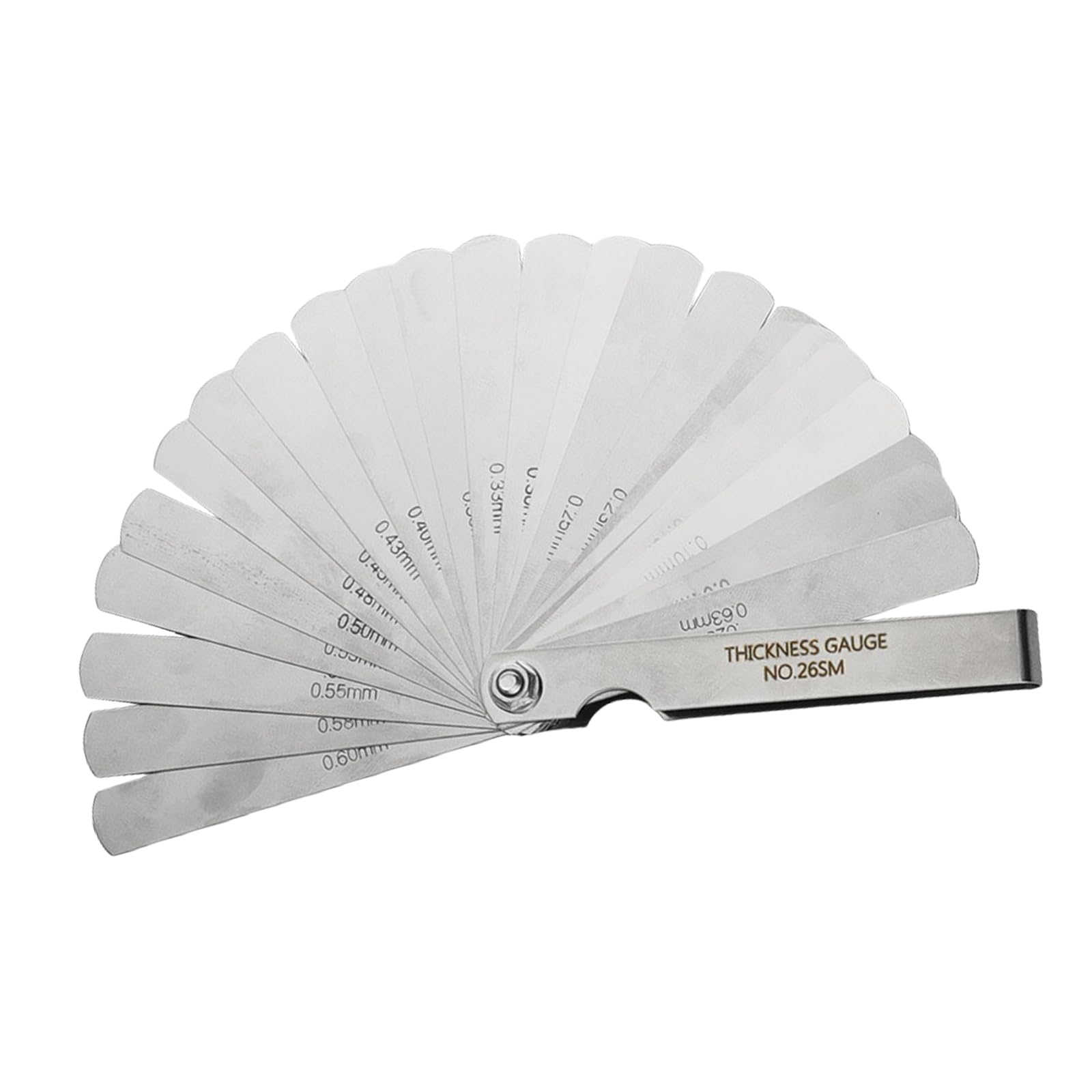 RGYBAO Feeler Gauge Set Stainless Steel Double Marked for Precise Measurement in Multiple Fields Engineering and Vehicle Repair