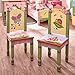 Fantasy Fields - Magic Garden Thematic Kids Wooden 2 Chairs Set, Imagination Inspiring Hand Crafted & Hand Painted Details