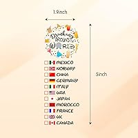 Vista 3 de Beber alrededor del mundo - Paquete de 2 tatuajes temporales