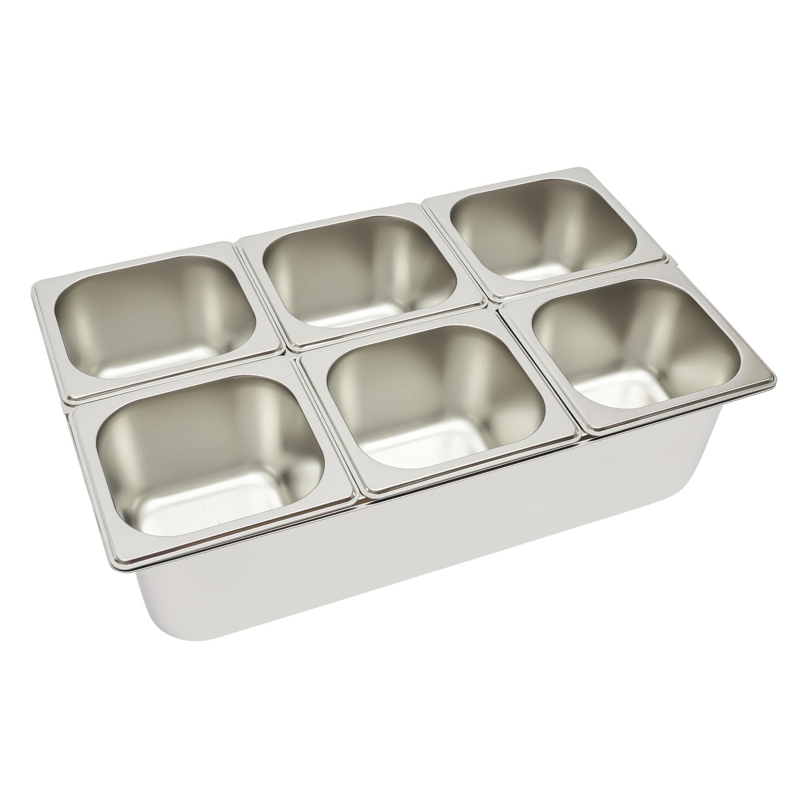 Cold Food Pan Holder YMJOINMX Countertop Ice Food Serving Display