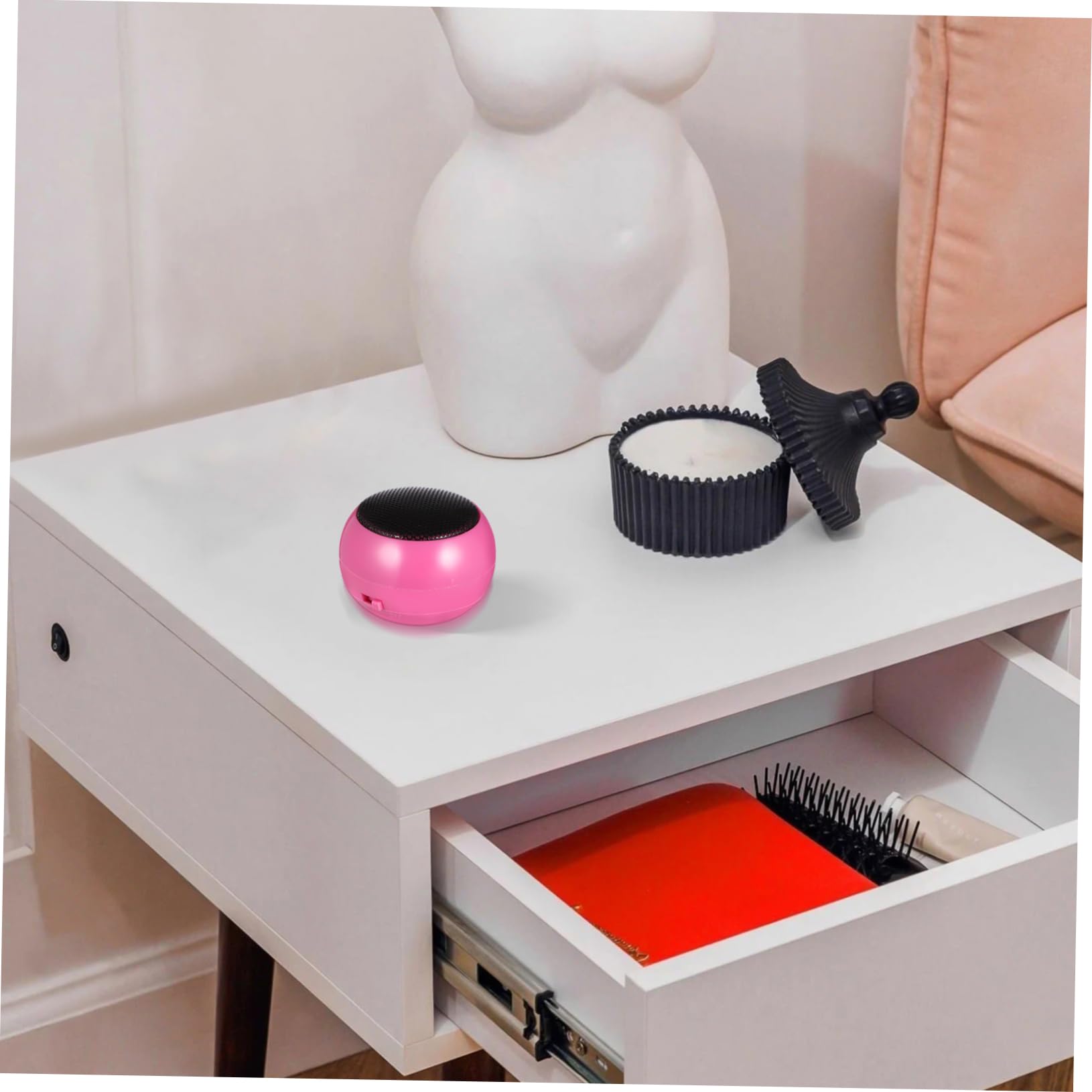 SEWACC USB Rechargeable Wired Speaker with Aux Input Compact Design for Laptop Phone and Tablet Portable Audio for Home Office and School