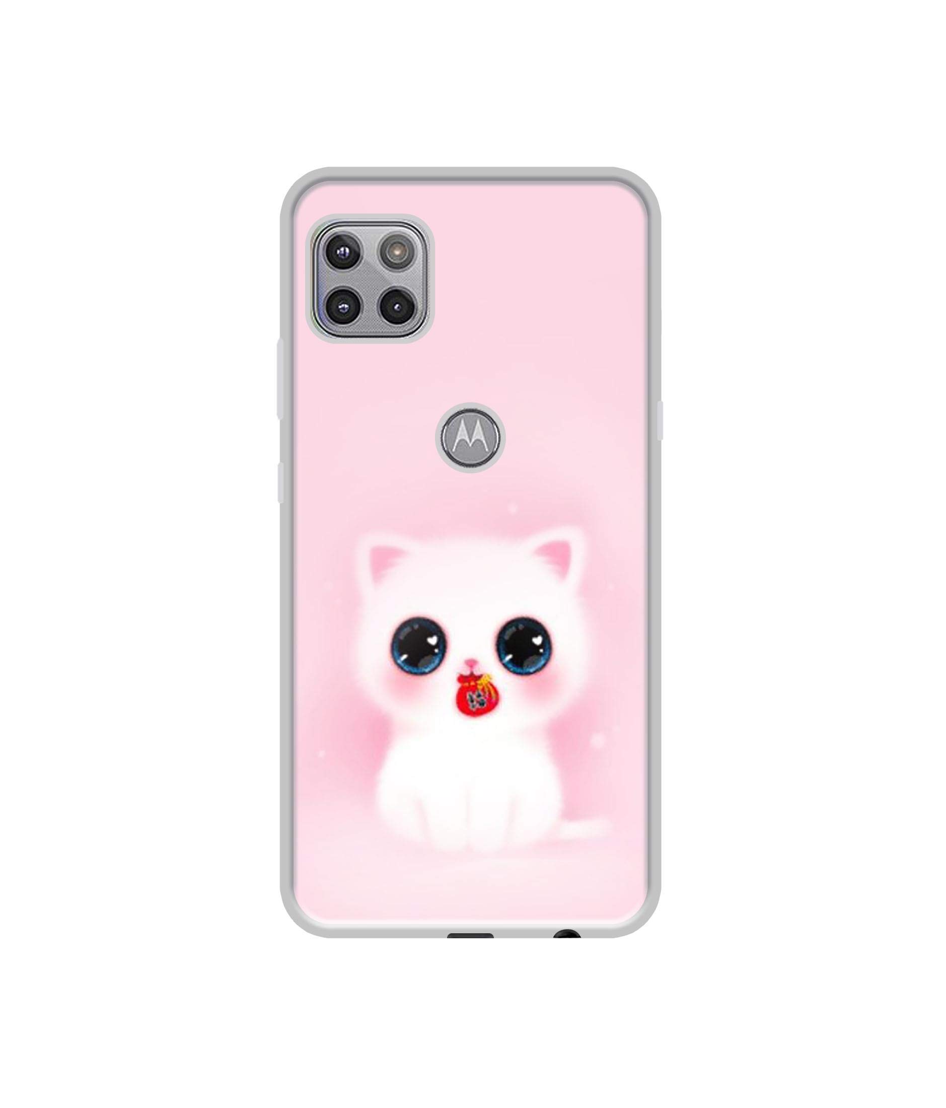 Amazon Brand - Solimo Designer Kitty UV Printed Soft Back Case Mobile Cover for Motorola Moto G 5G (B08S7N9K2V) Amazon Price History, Amazon Price Tracker