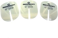 Vista 1 de Bergeon Juego de 3 láminas de plástico con protección de esfera nº 6938 de fabricación suiza