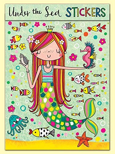 Under The Sea Mermaid Stickers Match Book by Rachel Ellen Designs