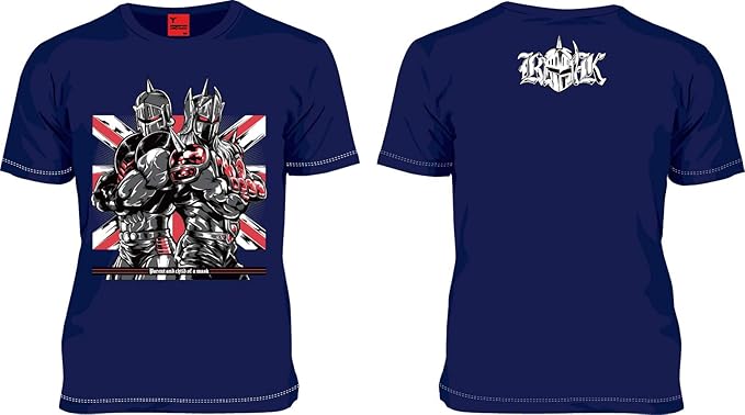 Amazon Mars16 X キン肉マン キン肉マン ロビンマスク ケビンマスク Tシャツ ネイビー M アニメ 萌えグッズ 通販