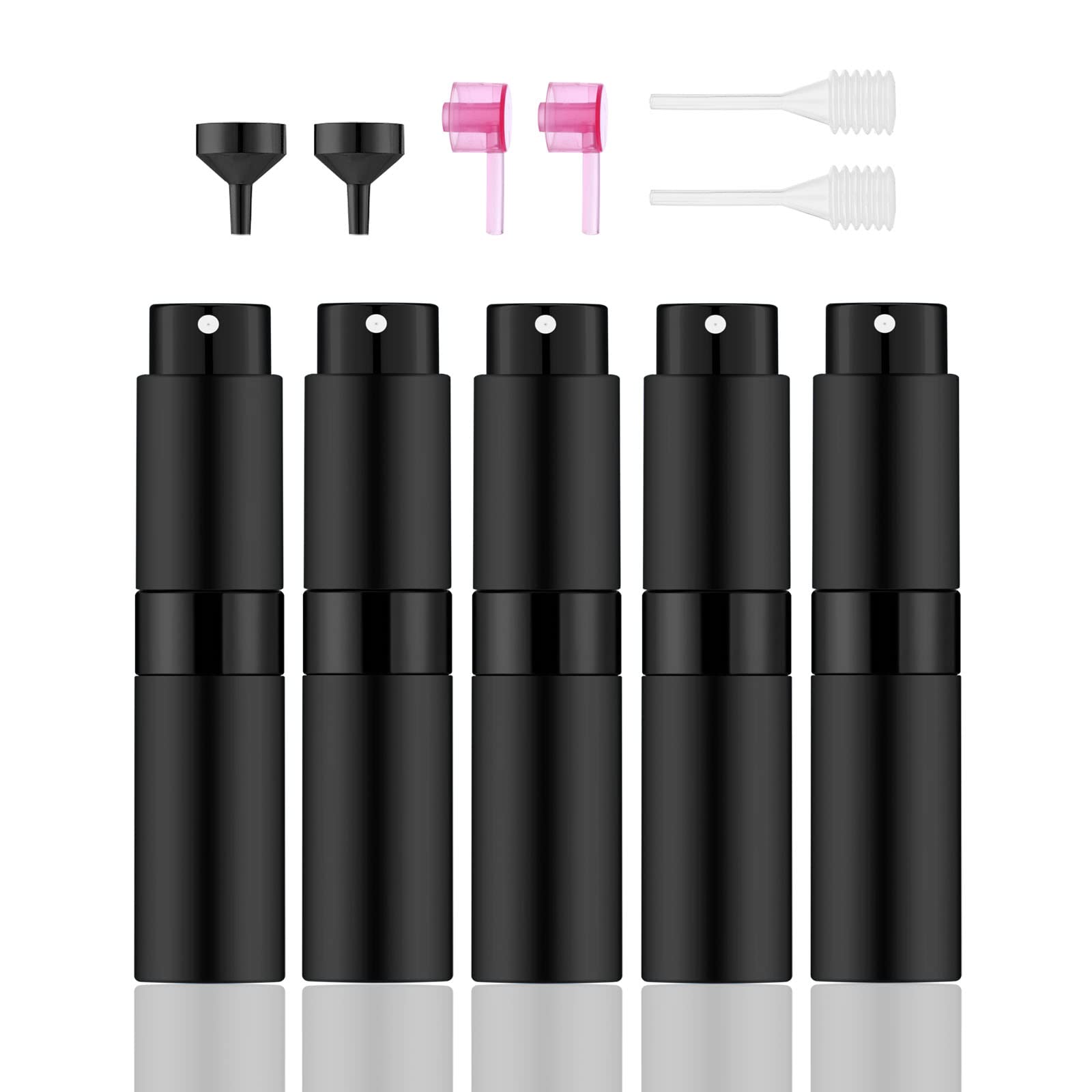 Vaporisateur de parfum de voyage 8ml rotatif, idéal en avion ou pour vos sorties
