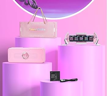 Divoom Times Gate 置き時計 おしゃれ ピクセルアート ピンク Amazon.co.jp: Divoom Times Gate 置き時計 おしゃれ デジタル