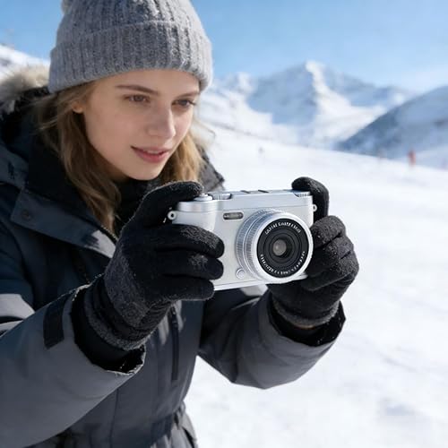 Miniatura 6 de Digital Camera, UHD 4K 64MP Point and Shoot Digital Cameras with 32GB SD Card and 16X Digital Zoom Anti Shake, for Kids, Teens, Adult, Gifts - Pink.