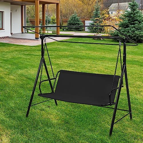 Funda de asiento para columpio de jardín resistente cubierta de banco impermeable de exterior 7