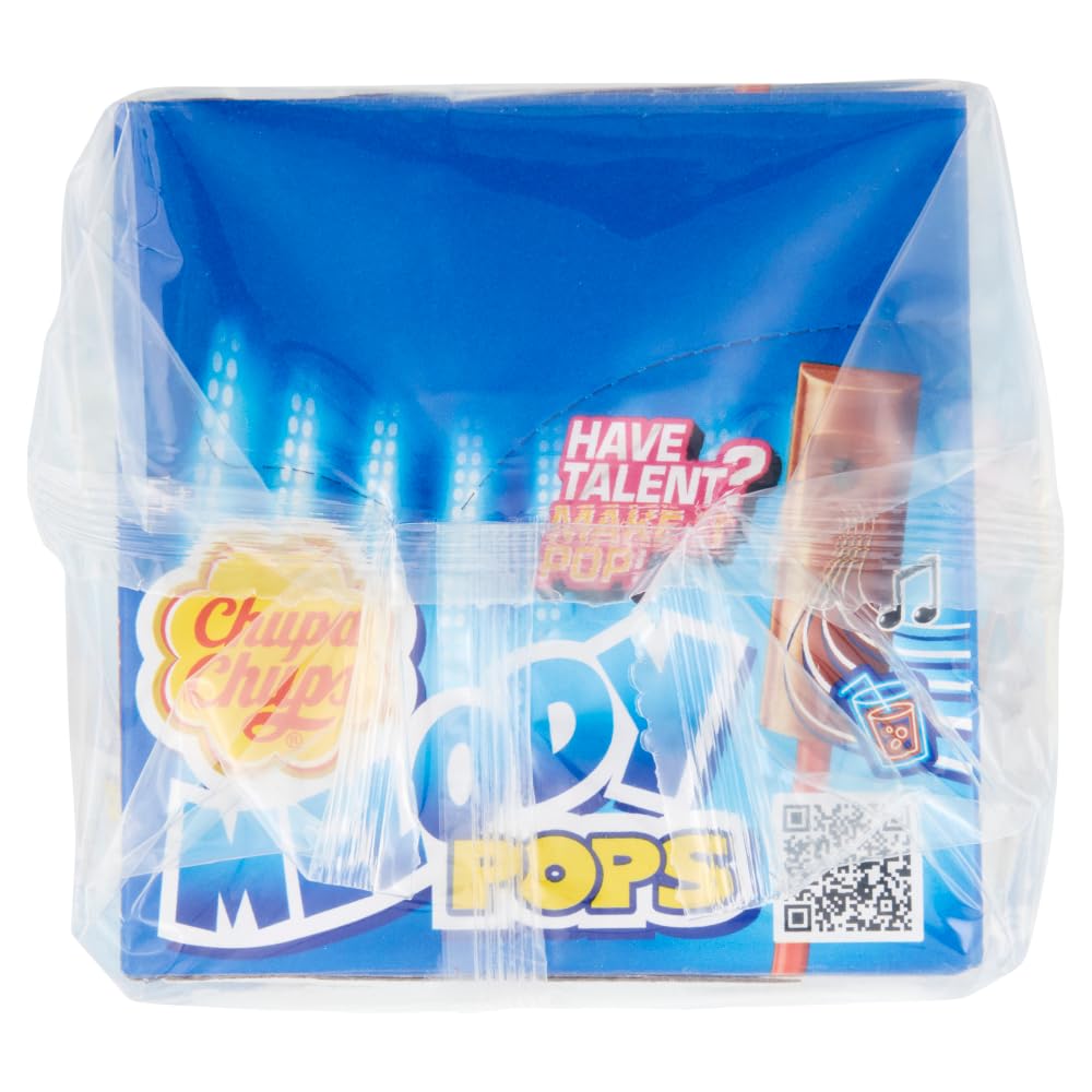 Chupa Chups Melody Pops, Lollipop Fischietto, Gusto Cola, Confezione da 48 Lecca Lecca Monoporzioni, da Condividere con Amici o da portare sempre con te