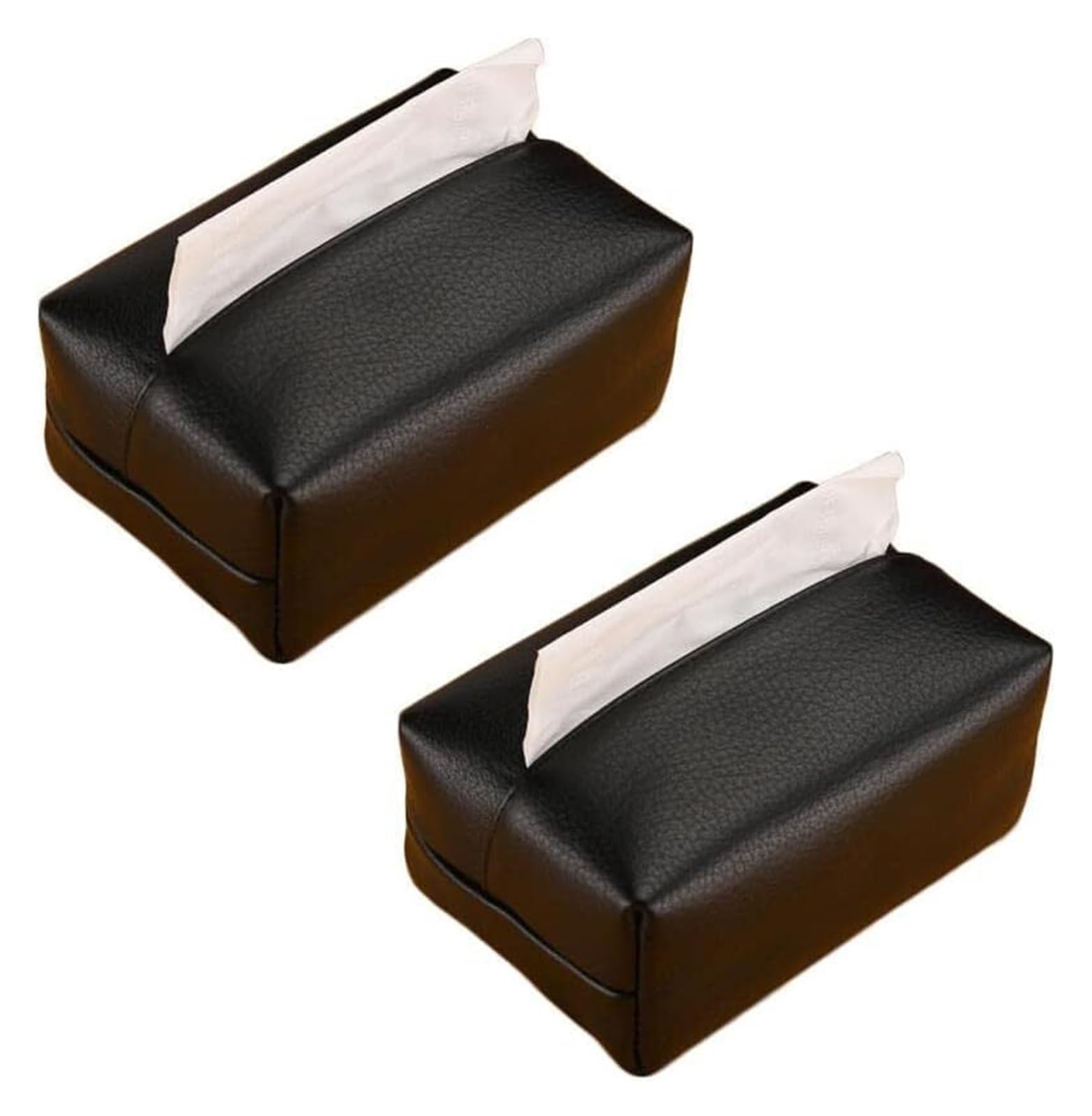 PU leather tissue box Tissue Box Cover PU Leather Multicolor