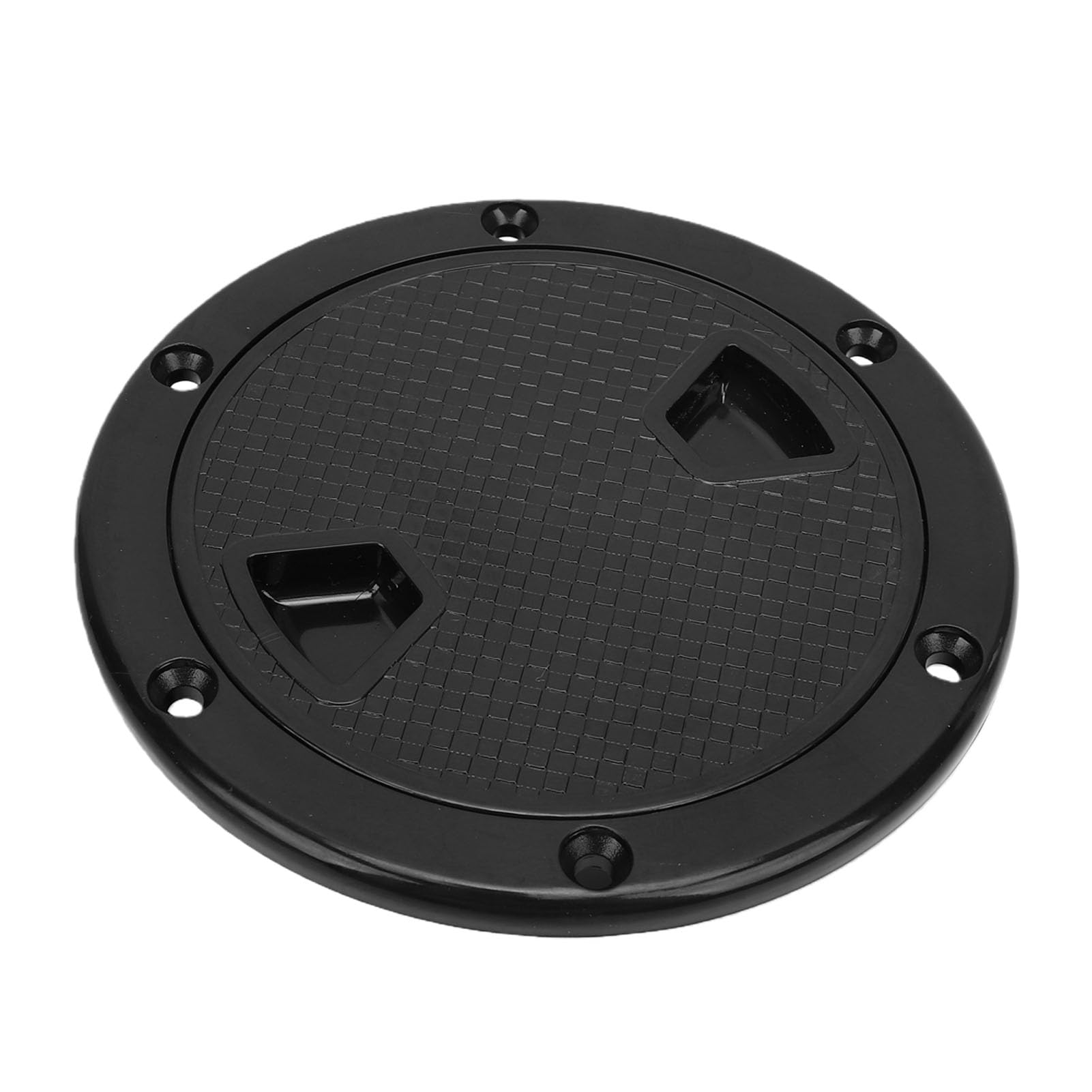 Yctze Trappe D'accès de Pont Marine de 10 Cm (4 Pouces), Trappe D'inspection Ronde en ABS pour Bateau avec Joint Torique Antidérapant et Ouverture à 180 Degrés, pour Bateaux, Yach