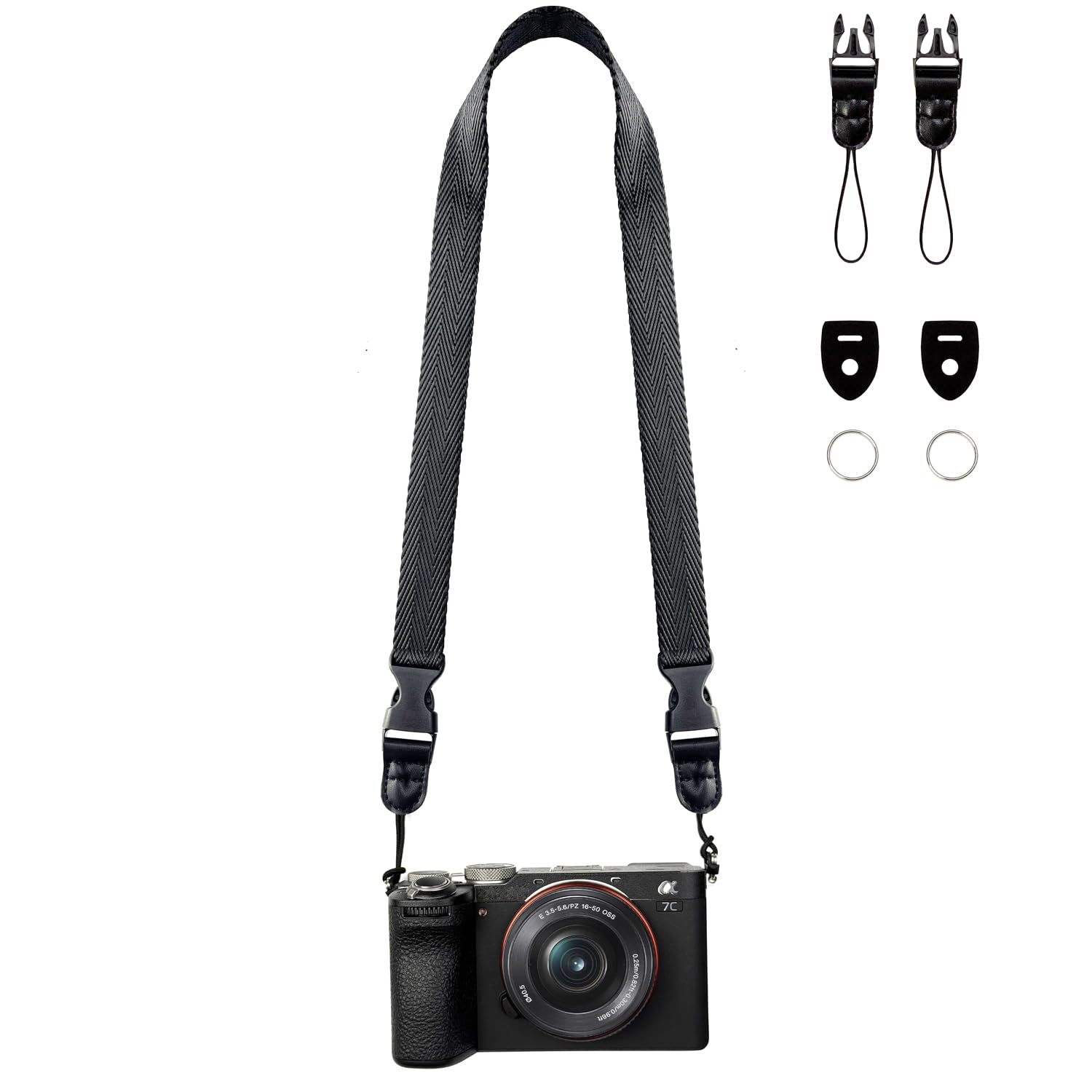 Sangle Appareil Photo Fine Compact,Sangle Petit Appareil Photo,Bandoulière pour Appareil Photo pour Photographes,Lanière De Cou pour Appareil Photo ,Camera Strap Lanyard,Sangle de Cou pour Jumelles