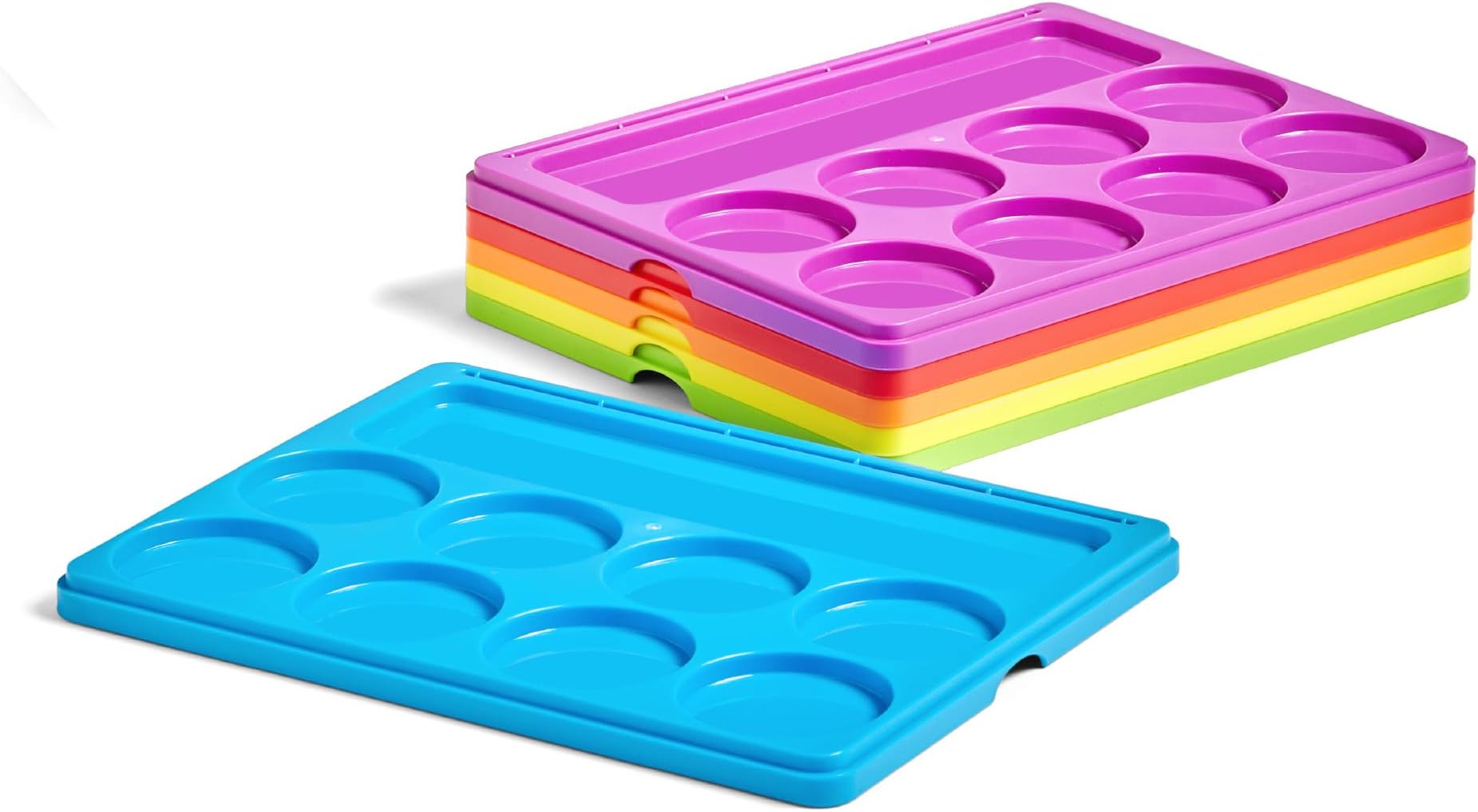Little Minds at Work Sound Segmenting Trays by Tara West, Phonemic Awareness, Science of Reading Manipulatives, Elkonin Boxes, Letter Sounds, Preschool Learning Activities (Set of 6)