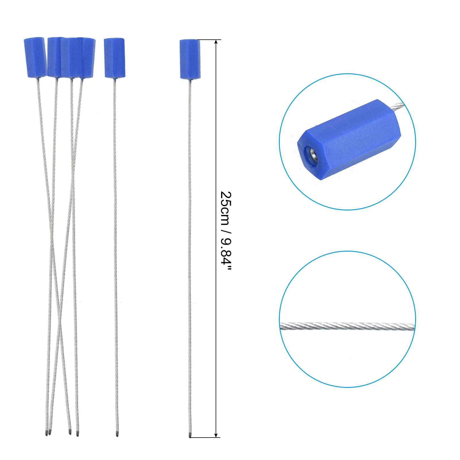 Sigilli Di Sicurezza In Acciaio - 50 Pezzi Con Numerazione Unica - Per Container E Spedizioni - Foto 10