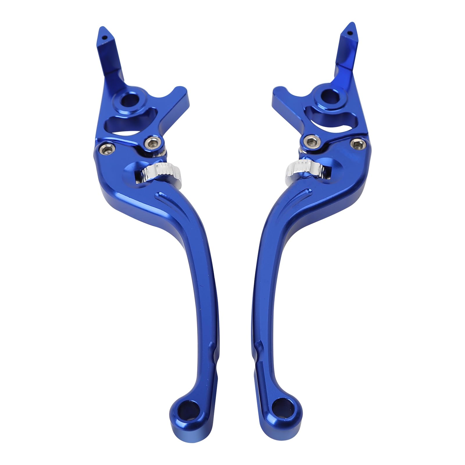 mokuo CNC Brake Lever Handle Adjustable Motorcycle 22mm 7/8 Aluminum Front&Rear Disc Brake Lever Fit for Most of Motorcycles,Scooters and Electric Bike Blue