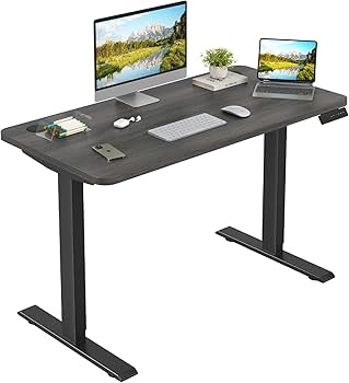 Amazon.co.jp: Sunon 電動昇降式デスク 2モーター付き 一枚板 幅120cm