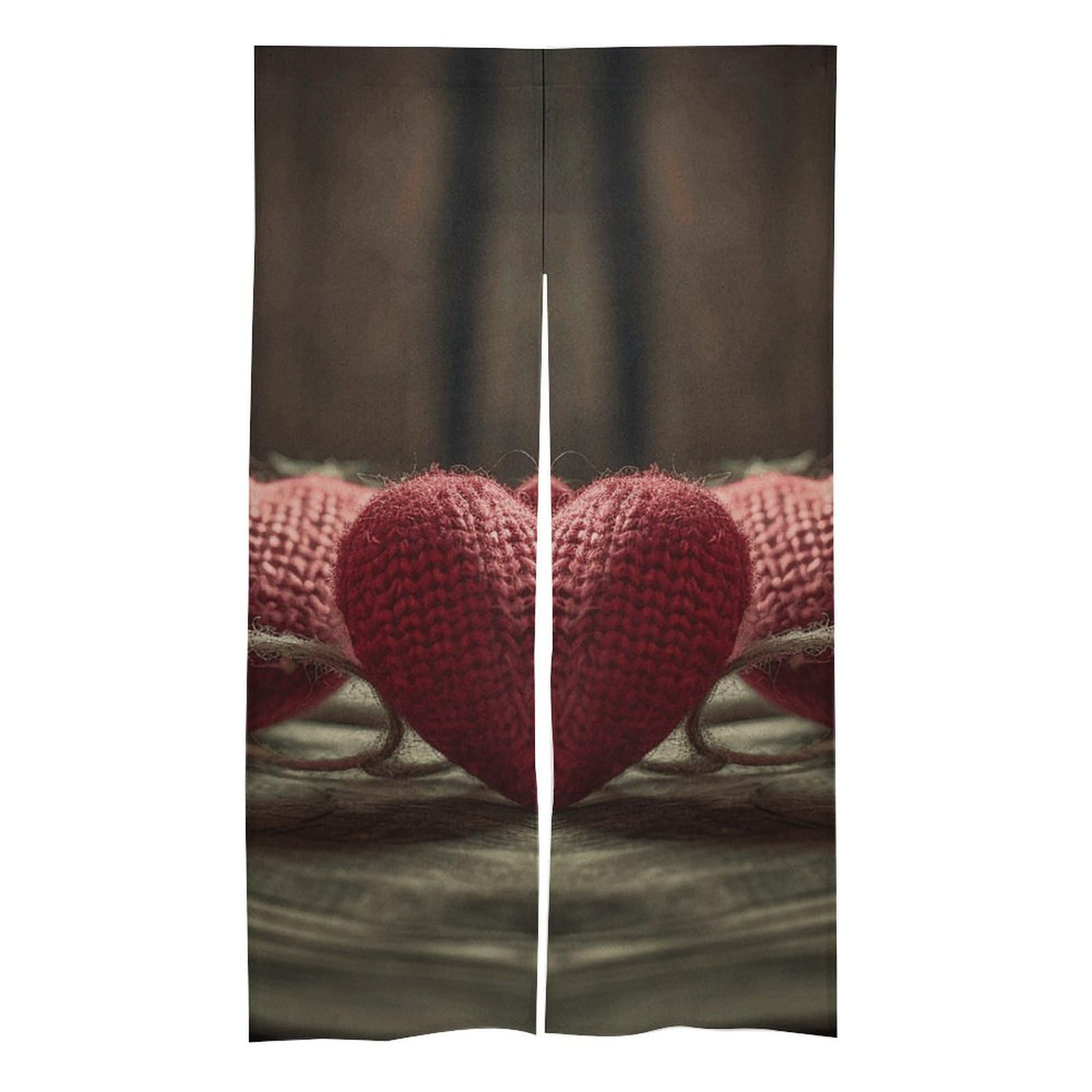 Rideaux de porte occultants thermiques lot de 2 contre le froid d'hiver