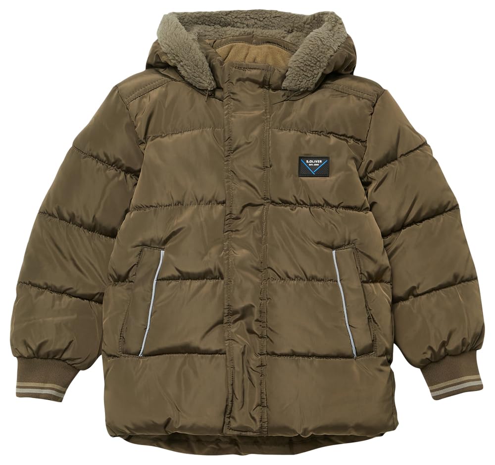 s.Oliver Stepp-Jacke mit Fleece-Futter und Kapuze