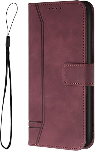 Miniatura 3 de Phone Back Cover Compatible with Vivo Y55S 2021Y55S 5G Wallet Case ,Shockproof TPU Protective Case,PU Leather Phone Case Magnetic Flip Folio Leather