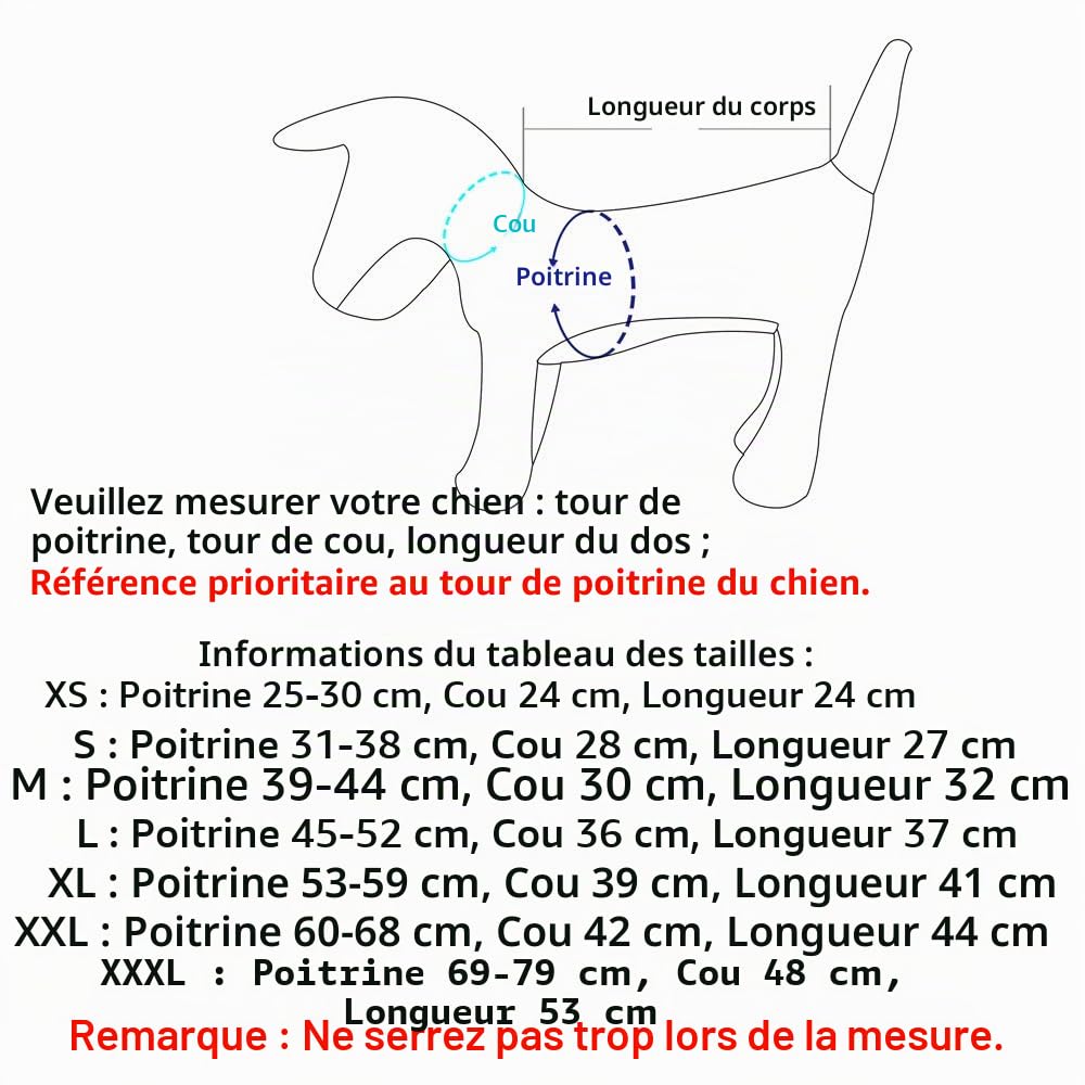 JoyDaog Sweat à capuche en polaire et coton pour chien