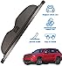 Marretoo Cargo Cover for 2011-2021 Jeep Grand Cherokee Cargo Trunk Cover Accessories Factory Style Black Retractable Trunk Security Shield Shade（Not fit 2021 Winter-2022 Jeep Grand Cherokee L）