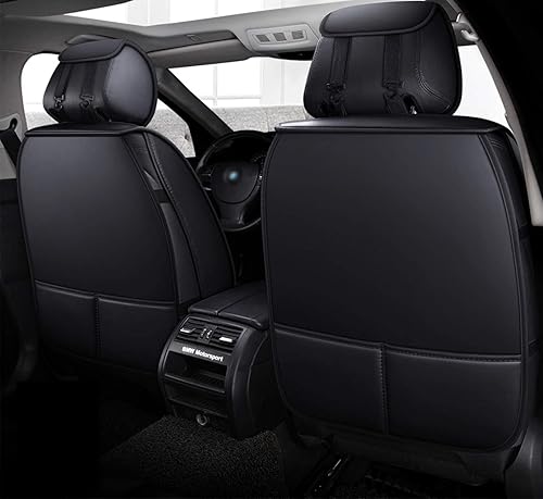 Miniatura 5 de Bling Girly - Juego completo de fundas de asiento de automóvil para mujer, de cuero y seda, cojines de asiento delantero y trasero, ajuste universal