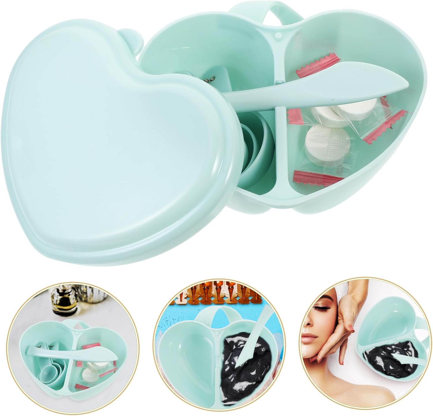 Hair Dye Bowls ，Hair Mixing Bowl ，Diy Mask Stick Set Creative Beauty Tool Pp Material Care Random Color