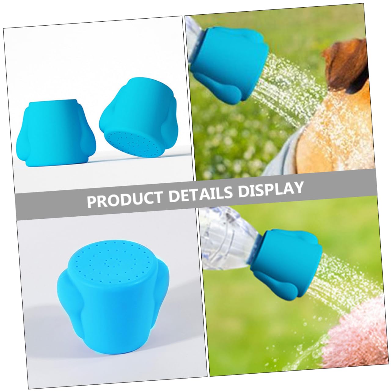 Soffione Doccia Portatile Per Bottiglia - Spray Per Cani, Trekking, Spiaggia, In Silicone Alimentare - Foto 5