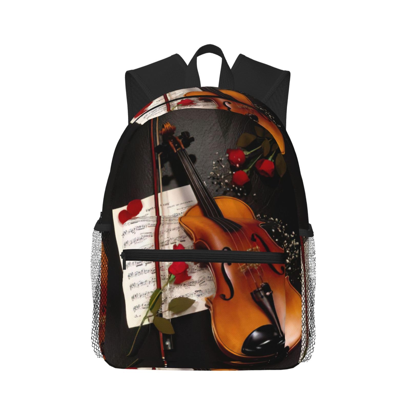 Sac à dos classique de voyage avec compartiment violon et toile imperméable pour l'université - 8