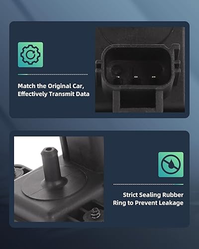 Miniatura 3 de SCITOO Sensor de presión absoluta del colector F8UZ-9F479-BA 2PCS apto para 1998 para Ford E-350 Econoline 1998-2002 para Ford E-350 Econoline Club