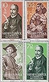 Prophila Collection Spanisch Sáhara 187-190 (Completa.edición.) Nuevo con Goma Original ** MNH 1959 Lope de Vega (Sellos para los coleccionistas)