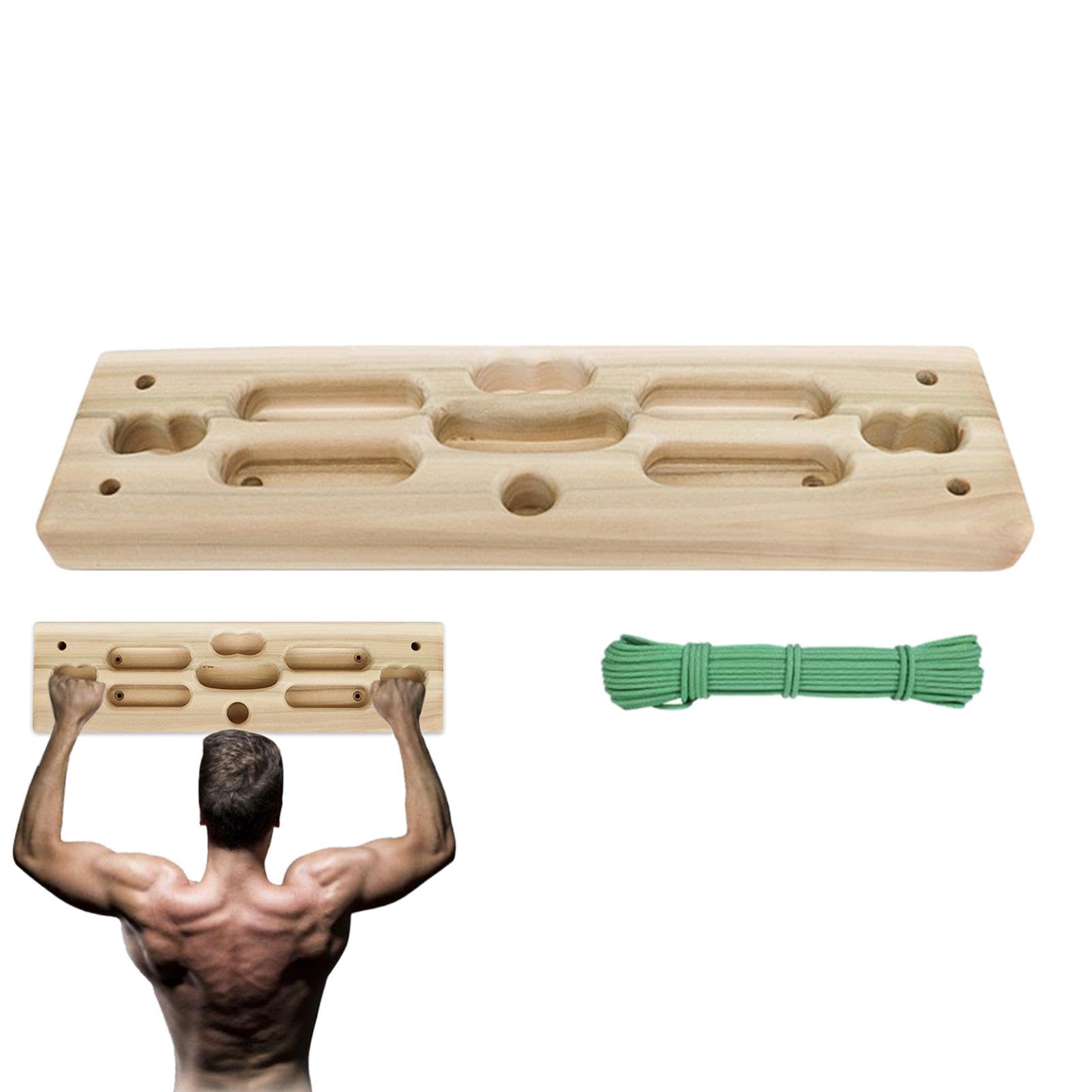 Arrampicata versatile, dispositivo da arrampicata compatto e | portatile, manici da arrampicata di alta qualità, tastiera per arrampicata, zaino in spalla, hangboard portatile per arrampic